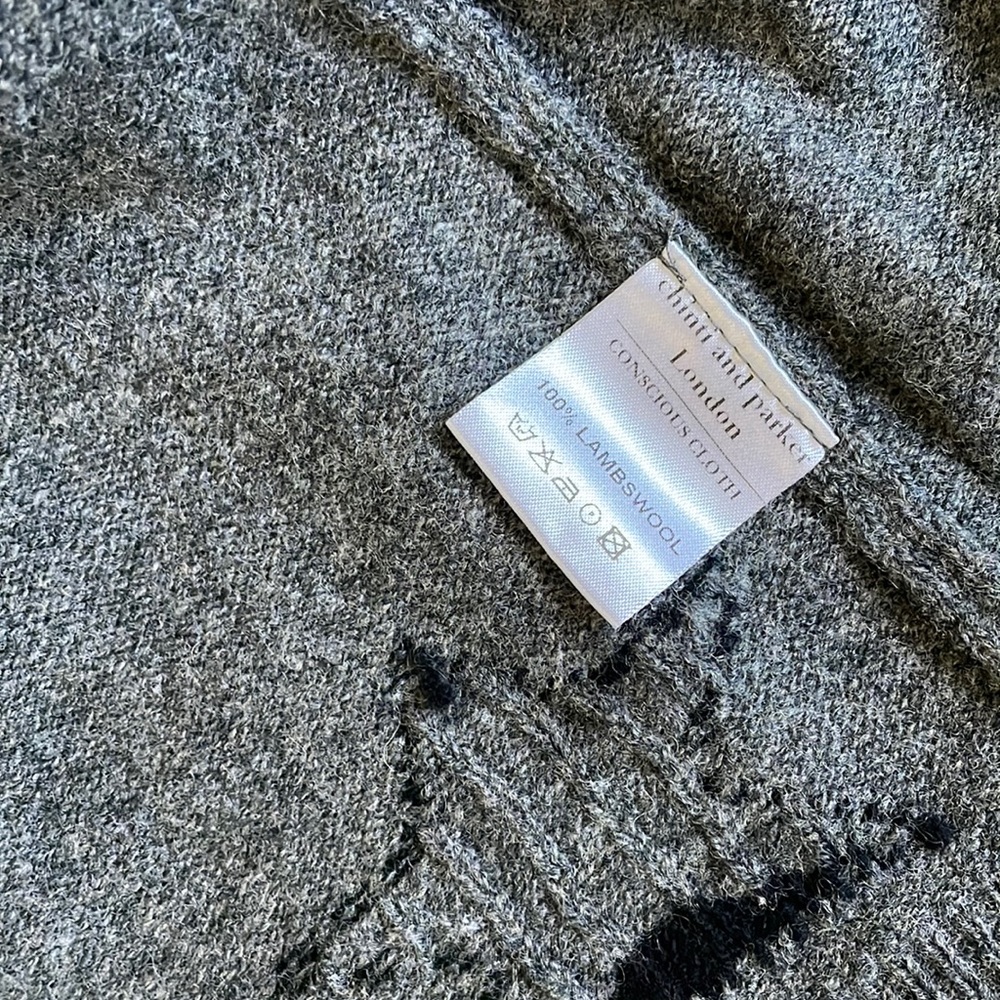 Chinti & Parker Heather Grey Star Cardigan. Size S. - Picture 3 of 6